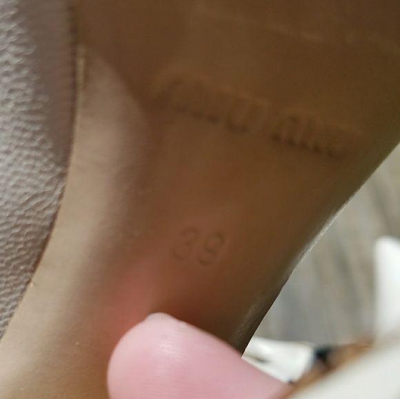 SOLD Miu Miu Runway 2012 Blue Gold Rose Heel Boots - Picture 8 of 8